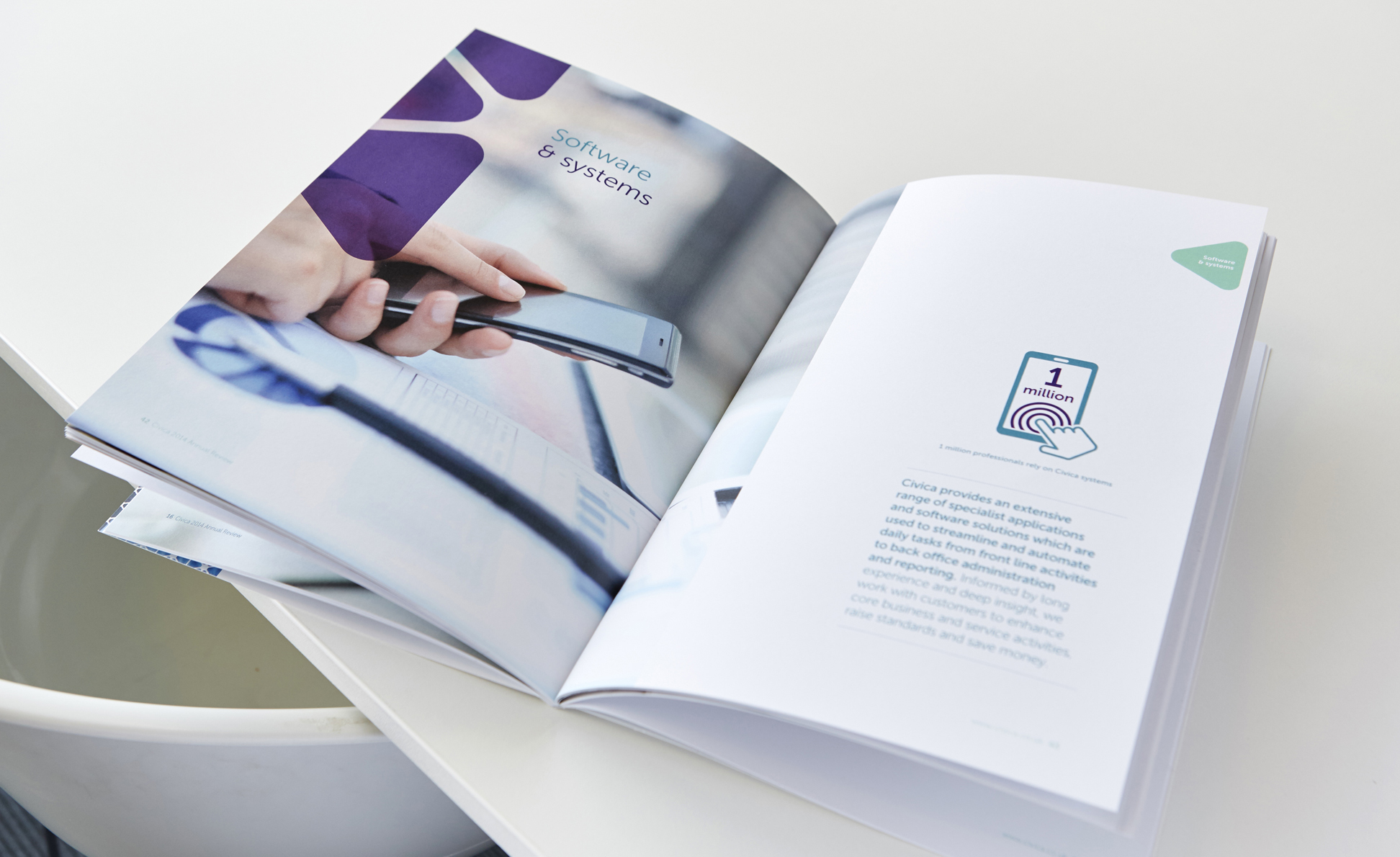 Civica - Technology company brand re-fresh and corporate ...